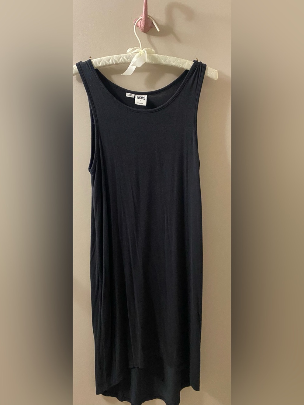 Vero Moda Sleeveless Black Tank Dress